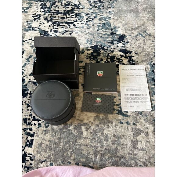 Pro Golf Watch TAGHeuer Sapphire Crystal 50m Swiss made Tiger Woods Edition - Picture 5 of 6